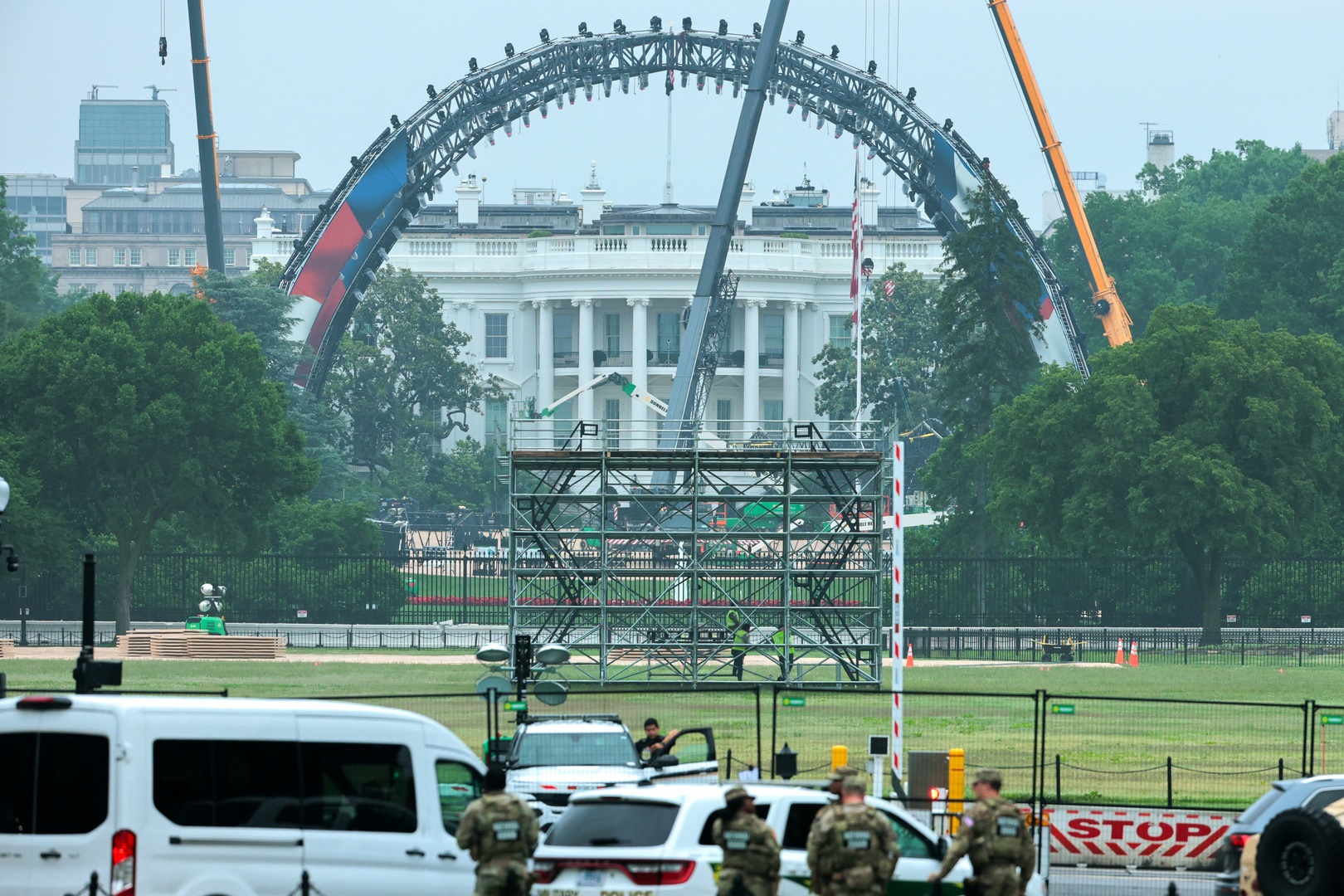 White House Readies for Significant UFC Event on South Lawn
